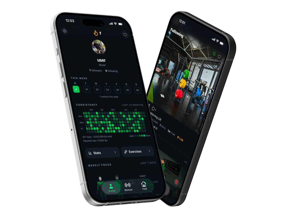 KovaFit app screenshots